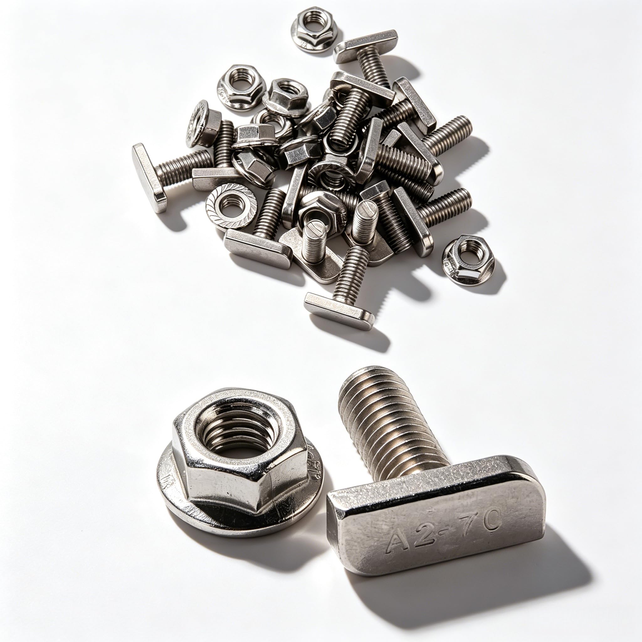 15 Set Hammer Head Bolt T Screw, T Slot Bolts M8 Stainless Steel
